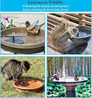 Solar Bird Bath Fountain Pump with 6 Nozzle and Anti-Collision Pole,1.4w Solar Powered Free Standing Floating Water Pump for Fish Tank, Pond, Pool, Garden and Outdoor by GreenHaven Gardens