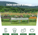 Land Guard Galvanized Raised Garden Bed with Legs, 96×24×32in Raised Garden Beds Outdoor with Drainage Holes, Planter Boxes Outdoor for Backyard, Patio, Balcony, 800lb Capacity, Gray by CozyNest Decor