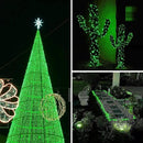 Solar String Lights Outdoor, 2-Pack 80FT 200 LED Solar Christmas Twinkle Lights Outside Waterproof Copper Wire 8 Modes Solar Fairy Lights for Garden Tree Christmas Party Birthday Decoration (Green) by GreenHaven Gardens