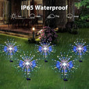 Solar Garden Firework Lights Outdoor Waterproof 6 Pack, 120 LED Sparklers, Colorful, for Patio, Backyard, Sidewalk, Christmas, Parties by GreenHaven Gardens
