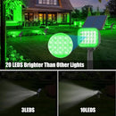 Green Solar Spot Lights Outdoor, St. Patrick's Day Decor Spotlight Waterproof IP65, Adjustable Panel Solar Landscape Spotlights for Tree Yard Halloween Christmas Decor 6 Pack by GreenHaven Gardens