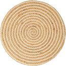REDEARTH · Cylindrical Pouf Foot Stool Ottoman - Jute Braided Pouffe Poof Sitting Footrest for The Living Room, Bedroom, Nursery, Patio, Lounge & Other Rooms in Home (14.5”x14.5”x16”; Natural Ivory) by CozyNest Decor
