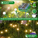4 Pack High Bright Solar Garden Lights Outdoor, 36 LED Solar Firefly Lights Fairy Swaying Lights by Wind for Outside, IP67 Waterproof, Pathway Lights for Patio Garden Yard Walkway Sidewalk, Green by GreenHaven Gardens