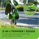Greenworks 40V 13-Inch Cordless String Trimmer/Edger and Leaf Blower Combo Kit + 3 Bonus Spools, 2.0Ah Battery and Charger Included by GreenHaven Gardens
