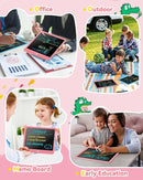 KOKODI 12 Inch LCD Writing Tablet with Anti-Lost Stylus, Erasable Doodle Board Colorful Toddler Drawing Pad, Car Travel School Games Toys for 3 4 5 6 7 8 Kids, Birthday Gift for Girls Boys Adults Pink by TinyTreasures Baby Boutique
