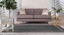 Unique Loom Outdoor Border Collection Area Rug - Soft Border (9' x 12' Rectangle, Black/ Ivory) by GreenHaven Gardens