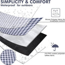 Extra Large Picnic Blanket 80''x 60'' Picnic Mat Waterproof Sand Proof Foldable for Beach, 5-Layer Outdoor Blanket for 6 to 8 Adults,Camping Lawn Hiking Travel Park Music Festival Wedding Mats(Gray) by TinyTreasures Baby Boutique
