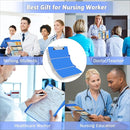 Nursing Clipboard Foldable Clipboard Medical: Edition Cheat Sheets Aluminum 3 Layers Foldable Clipboards Nursing Pocket Size Profile Clip Nurse Clipboards Notepad for Nurses Students and Doctors by TinyTreasures Baby Boutique