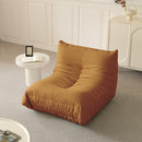 Luxury Sofa Couch Chair, Lazy Floor Seating, Fireside Bean Bag Chair, Ergonomic Tatami Sofa Lounger for Living Room, Bedroom, Office, Single Seat, Brown by CozyNest Decor