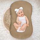 Hooyax Baby Lounger Cover 2 Pack - 100% Muslin Cotton Newborn Lounger Pillow Covers Only, Soft Breathable Infant Lounger Cover with Reinforced Stitching, Fits Most Standard Baby Loungers (Rainbow) by TinyTreasures Baby Boutique
