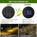 Solar Pathway Lights Super Bright 200 lumens with 2-in-1 Warm White and Daylight Modes, Solar Lights Outdoor Waterproof for Yard, Path, Sidewalk, Driveway or Walk Way Light(2 Pack) by GreenHaven Gardens