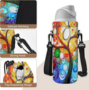 AUPET Water Bottle Sling Bag Carrier Crossbody Sleeve,Insulated Neoprene Bottle Case Holder Pouch Cover 500ML/17oz with Shoulder Strap for Walking Women Men by TinyTreasures Baby Boutique