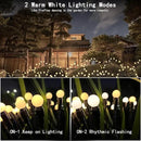 Solar Lights for Outside,4Pack 10Led Swaying Solar Garden Lights, Firefly Lights with Highly Flexible Copper Wires, Sway by Wind, Solar Lights Outdoor Waterproof with 2modes for Yard Patio Path Lawn by GreenHaven Gardens