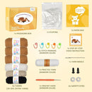 Crochet Kit for Beginners, Learn to Crochet, Include Easy Knitting Soft Yarn, Step-by-Step Video Tutorial, Hook, Holiday Birthday Gift for Adults and Kids(Highland Cow) by TinyTreasures Baby Boutique