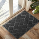 Door Mat Outdoor, 24x36, Welcome Mats for Entryway, Front Doormat for Home Entrance, Indoor Floor Mat, Durable, Non-Slip, Boot Scraper, Catches Muddy and Dirt (Black) by CozyNest Decor