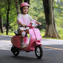 Kids Motorcycle, 2 Wheel Electric Motorcycle for Girls Ages 8-14, 24V Ride on Toys with Music, Story, Headlight, 3 Speed Options, Up to 60min Ride Time, for Riders up to 143 lbs, Easy Assemble, Pink by TinyTreasures Baby Boutique