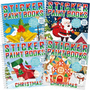 4 Pcs Christmas Paint by Sticker Books for Kids Ages 4-8 Sticker by Number Books Activity Book for Kids Ages 3-5 Sticker Puzzle Book Craft Art Toddlers Gift Snowman Santa Claus Xmas Tree 32 Pictures by TinyTreasures Baby Boutique