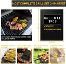 34Pcs Grill Accessories Grilling Gifts for Men, 16 Inches Heavy Duty BBQ Accessories, Stainless Steel BBQ Tools with Thermometer, Grill Mats for Backyard, BBQ Set for Men Women by GreenHaven Gardens