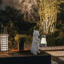 Solar Cat Garden Statue 10 Inch Porch Patio Decor for Outside Yard Decoration Outdoor Unique Housewarming Gardening Birthday Gifts for Cat Lovers Women Grandma by GreenHaven Gardens