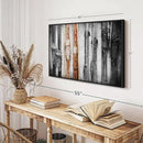 ElephantStock Ski Collection Wall Art - Horizontal Framed Canvas - 1-Piece Bathroom Wall Decor - Photography sports Canvas Print - Brown and Black Decor for Wall - 40" X 27" by CozyNest Decor