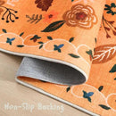Runner Rug for Hallways Kitchen Rug Non Slip 2'6''x8' Washable Runner Rugs with Rubber Backing Soft Floral Carpet Runner for Hallways, Kitchen, Laundry, Bedroom, Bathroom(Yellow) by CozyNest Decor
