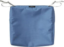 Classic Accessories Ravenna Water-Resistant 17 x 15 x 2 Inch Patio Seat Cushion, Empire Blue, Chair Seat Cushion by GreenHaven Gardens