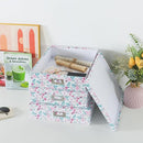 Soul & Lane Floral Decorative Storage Boxes With Lids, Set of 3 Pretty Nesting Cardboard Letter Storage Boxes for Photos, Documents, Scrapbooks, Keepsakes, Memories by TinyTreasures Baby Boutique