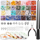 selizo Jewelry Making Kits for Adults Women with 28 Colors Crystal Beads, 1660Pcs Crystal Bead Ring Maker Kit with Jewelry Making Supplies by TinyTreasures Baby Boutique