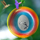 3D Animations Hummingbird Wind Spinner for Yard and Garden,12In Metal Wind Spinners Hummingbird Gift for Women Mom Grandma Wife,Outdoor Garden Decor Hanging Kinetic Yard Art Wind Sculpture by GreenHaven Gardens