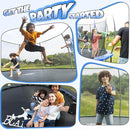 BCAN 8FT 10FT 12FT 14FT 15FT 16FT Recreational Trampoline with Enclosure for Kids Adults, ASTM Approved, Outdoor Trampolines with Ladder for Kids by TinyTreasures Baby Boutique