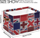 Flag Rectangular Storage Basket Organizer Bin Shelf Baskets For Clothes For Home Office Dorm by GreenHaven Gardens