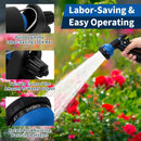 NEXCOVER Garden Hose Nozzle Sprayer - 7 Adjustable Watering Patterns Nozzle for Water Hose, Non-Slip Garden Spray Nozzle for Car Washing, Watering Plants, Pets Showering, Lawns Cleaning, Blue by GreenHaven Gardens