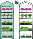 Mini Greenhouse for Indoor Outdoor: Ohuhu Small Plastic Plant Green House 5-Tier Rack Stand Portable Greenhouses with Durable PE Cover for Seedling, Ideal Gardening Gifts for Women Men by GreenHaven Gardens