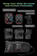 XJD Kids Bike Helmet,Multi-Sport Protective Gear Set for 3-5-8-14 Years Boys Girls with Knee and Elbow Pads Wrist Guards fit Roller Skates,Cycling,Skateboarding,Skating Scooter by TinyTreasures Baby Boutique