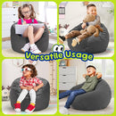 Hobestluk Bean Bag Chairs 2.5FT Bean Bag Chair with Memory Foam Filled & Machine Washable Cover,Beanbag Chair, Small Bean Bag Chairs for Playroom, Living Room, Bedroom by CozyNest Decor