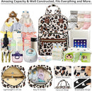 Diaper Bag Backpack Tote for Women Large Capacity, Baby with Insulated Pockets Multifunctional Bags For Girl Boy Waterproof Boys Girls Mama Maternity Travel Leopard by TinyTreasures Baby Boutique