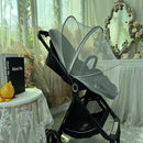 Baby Mosquito Net with Double Zipper, Bassinet Stroller Cover for Baby/Car Seat/Cradles/Carriers, Easy to Use, Keep Insects/Bugs/Cats Out, White by TinyTreasures Baby Boutique