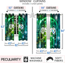 Gaming Curtain for Boys - 2Pcs Gamer Curtain Panels for Boys Bedroom Blackout Drapes Modern Games Patterns Windows Curtains Green Game Room Decor Grommet Top Curtains, 82" x 84" by TinyTreasures Baby Boutique