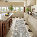 Washable Runners for Hallways Kitchen Rugs: 2'6"x8' Runner Rug Stain Resistant Non Slip Low Pile Soft Carpet Runners for Hallways Indoor Entryway Kitchen Laundry Room Bedroom Bathroom Farmhouse by TinyTreasures Baby Boutique