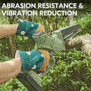 Vgo... 1Pair Gardening Gloves for Women, Goatskin leather Thorn Proof Working Gloves for Weeding, Digging, Raking, Pruning and Planting,Touchscreen(S,Dark Green,GA7471) by GreenHaven Gardens