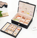 Womens Earring Jewelry Box for Girls Jewelry Earring Organizer Box Earring Holder Organizer for Girls Jewelry Organizer Earring Boxes for Women Girls Stud Earring Organizer Jewelry Box Black by TinyTreasures Baby Boutique