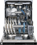 Kenmore Elite 24" Built-in Stainless Steel Tub Dishwasher TotalFlex 3rd, SmartWash, UltraWash, TurboDry, MoreSpace Plus Adjustable Rack, Energy Star Certified, White by TinyTreasures Baby Boutique