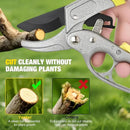 Yesker Pruning Shears Garden Shears 7.8" Professional Garden Scissors Sharp 65 Manganese Steel Blade Heavy Duty Clippers Hand Pruners for Cutting Fresh Flowers Branch Plant Trimming Gardening Tools by GreenHaven Gardens