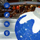 BRIGHTDECK 2 Pcs Outdoor Christmas Ornaments, Lighted Pop-Up Outdoor Holiday Ball Decoration with 80 LED Lights, 8 Light Modes, Lighted Collapsible Holiday Decorations for Yard, Home (RedBlue) by CozyNest Decor