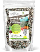 6-6-6 All-Purpose Professional Plant Food Fertilizer; Ideal for Winter Care & Spring Feeding, Perfect Balanced NPK for Indoor and Outdoor Plants (4 QUARTS) by GreenHaven Gardens