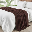 inhand Knitted Throw Blankets for Couch and Bed, Soft Cozy Knit Blanket with Tassel, Diamond Brown Lightweight Decorative Blankets and Throws, Farmhouse Warm Woven Blanket for Men and Women, 60"x80" by CozyNest Decor