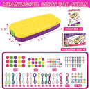 civan Friendship Bracelet Making Kit - Crafts for Kid Girls Toys Ages 8-13, String Bracelet Maker Tool with Beads - Kids Jewelry-Making Kit Christmas Birthday Gift for Girls 6 7 8 9 10 11 12 13 by TinyTreasures Baby Boutique
