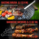BBQ Accessories Grill Tools Set,Stainless Steel Barbecue Grill Accessories for Outdoor Grill,Barbecue Utensils Grilling Accessories Grilling Gifts for Men,Father's Day/Christmas/Thanksgiving Day by GreenHaven Gardens