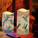 Ystardream Hummingbird Boho Flameless Candles Flicker Spring Summer Theme Decorative Decor for Wedding Date Proposal Easter Dinner Table Home Mother's Day Gift by GreenHaven Gardens