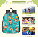 Toddler Backpack Monkey Banana Waterproof Mini Backpack Boys/Girls Cute Small Backpack Kindergarten Pre School Bags 11 Inch by TinyTreasures Baby Boutique